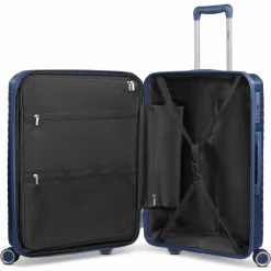 Hot Picard Vienna 4 Rollen Trolley M 65 cm mit Dehnfalte navy blue