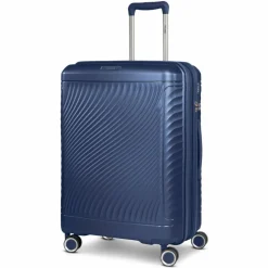 Hot Picard Vienna 4 Rollen Trolley M 65 cm mit Dehnfalte navy blue