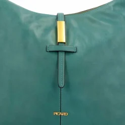 Picard Schultertaschen<Whisper Schultertasche Leder 34 cm smaragd