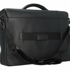Piquadro Aktentaschen<Akron Aktentasche Leder 42 cm Laptopfach black