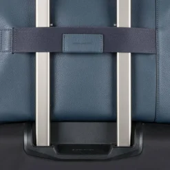 Piquadro Aktentaschen<Akron Aktentasche Leder 42 cm Laptopfach blue