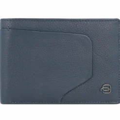 Piquadro Herrengeldbörsen Querformat<Akron Geldbörse RFID Leder 13 cm blue