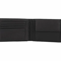 New Piquadro Akron Geldbörse RFID Leder 13 cm black