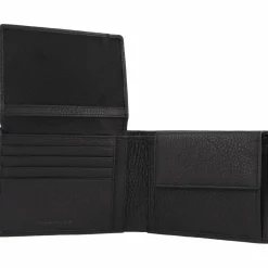 New Piquadro Akron Geldbörse RFID Leder 13 cm black