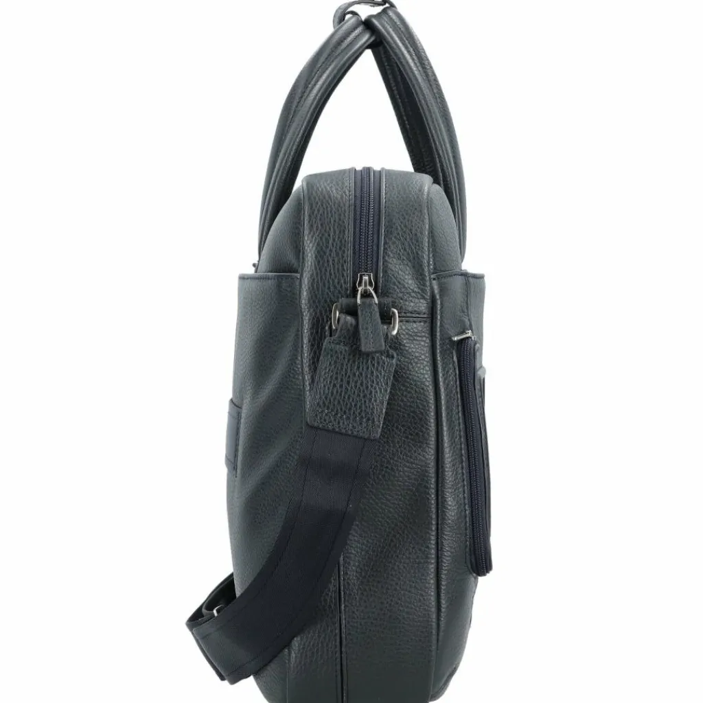 Piquadro Laptoptaschen|Aktentaschen<Aktentasche Leder 44 cm Laptopfach dunkelblau