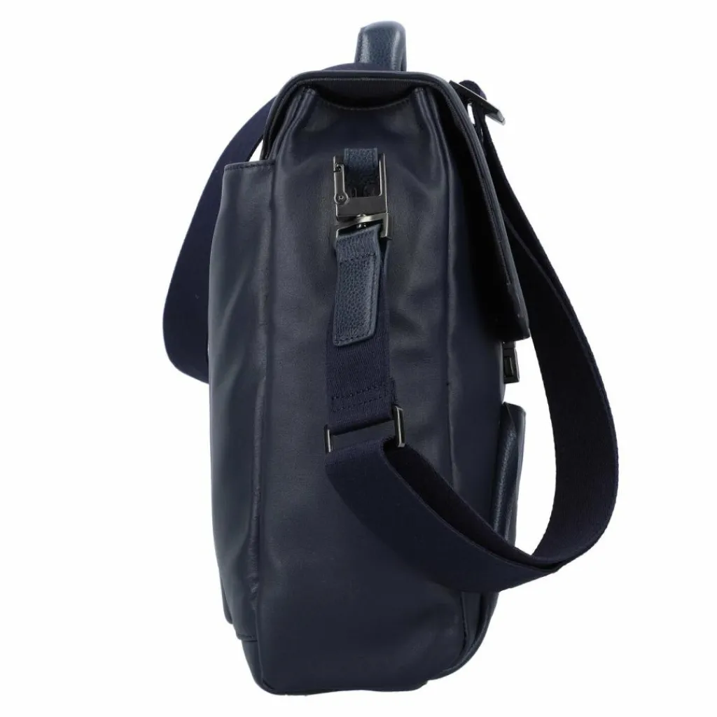 Online Piquadro Aktentasche Leder 42 cm Laptopfach night blue