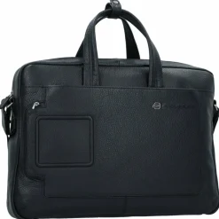 Best Piquadro Aktentasche Leder 44 cm Laptopfach black