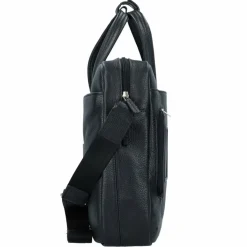 Best Piquadro Aktentasche Leder 44 cm Laptopfach black
