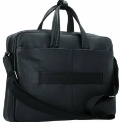 Best Piquadro Aktentasche Leder 44 cm Laptopfach black