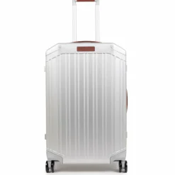 Piquadro Hartgepäck|4-Rollen Koffer<Alu 4-Rollen Trolley 69 cm grey-tobacco