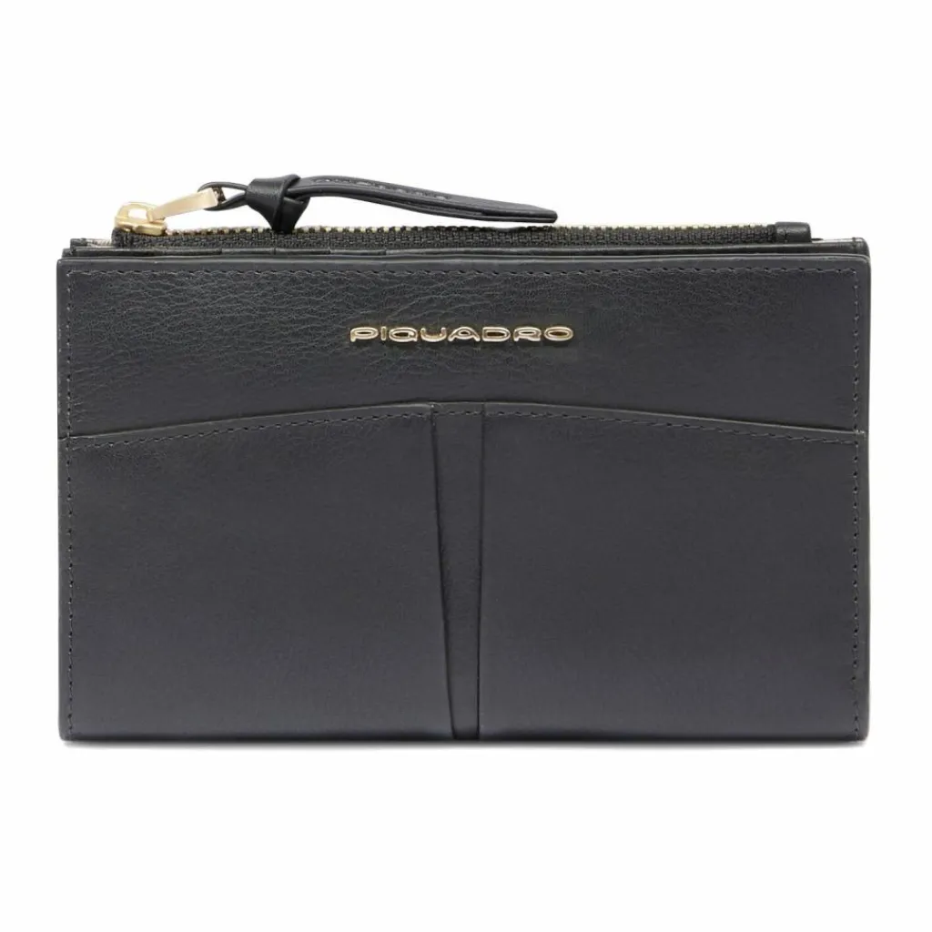Piquadro Ashley Geldbörse Leder 14.5 cm black