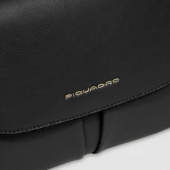 Sale Piquadro Ashley Umhängetasche Leder 25.5 cm black