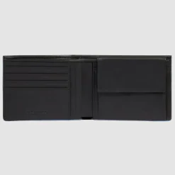 Herren Piquadro Atlas Geldbörse RFID Schutz Leder 12.5 cm