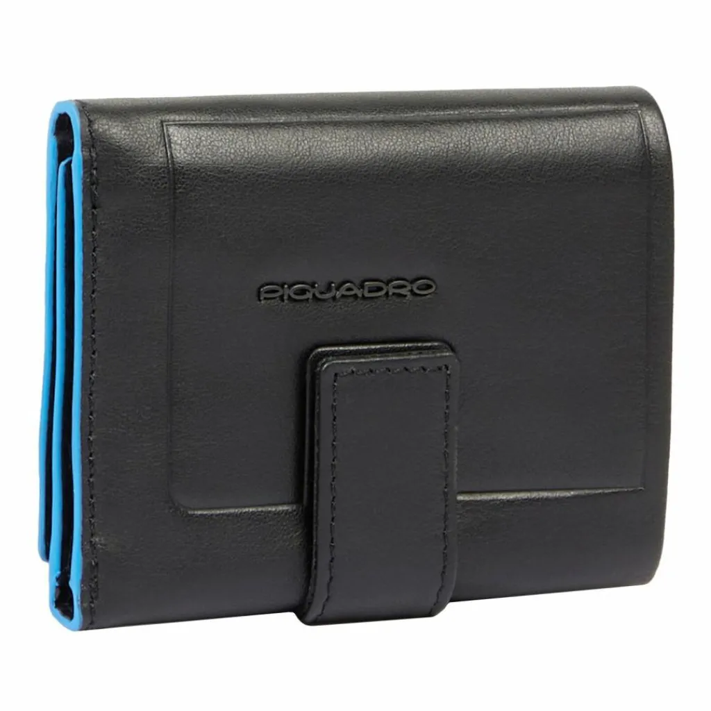 Hot Piquadro Atlas Geldbörse RFID Schutz Leder 12.5 cm black