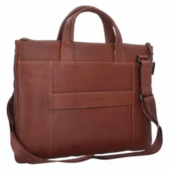 Piquadro Black Square Aktentasche Leder 42 cm Laptopfach