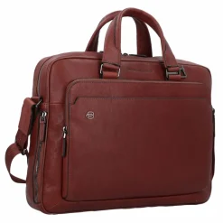 Piquadro Black Square Aktentasche Leder 40 cm Laptopfach