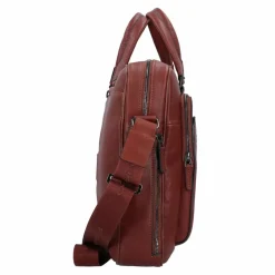 Piquadro Black Square Aktentasche Leder 40 cm Laptopfach