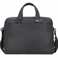Piquadro Laptoptaschen|Aktentaschen<Black Square Aktentasche Leder 40 cm nero