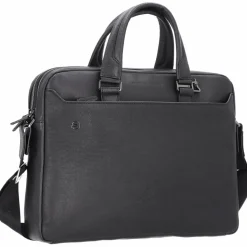 Piquadro Laptoptaschen|Aktentaschen<Black Square Aktentasche Leder 40 cm nero