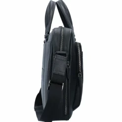 Piquadro Black Square Aktentasche Leder 40 cm Laptopfach