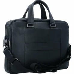 Piquadro Black Square Aktentasche Leder 39 cm Laptopfach