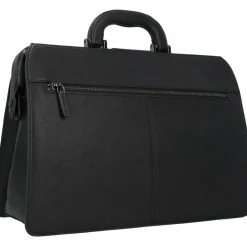 Sale Piquadro Square Aktentasche Leder 37 cm black