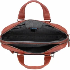 Online Piquadro Black Square Aktentasche Leder 40 cm cuoio