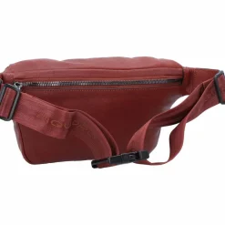 Piquadro Black Square Gürteltasche Leder 31 cm cuoio