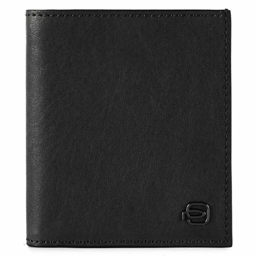 Discount Piquadro Square Kreditkartenetui RFID Schutz Leder 9 cm black