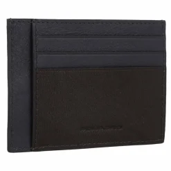 Piquadro Visitenkartenetuis<Black Square Kreditkartenetui Leder 11 cm blue-dark brown
