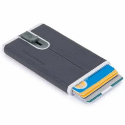 Piquadro Black Square Kreditkartenetui RFID Leder 6 cm