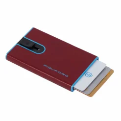 Piquadro Visitenkartenetuis<Black Square Kitkartenetui RFID Schutz Leder 6 cm red