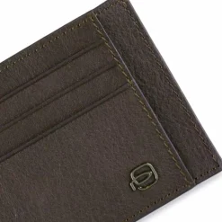 Piquadro Black Square Kreditkartenetui Leder 11 cm