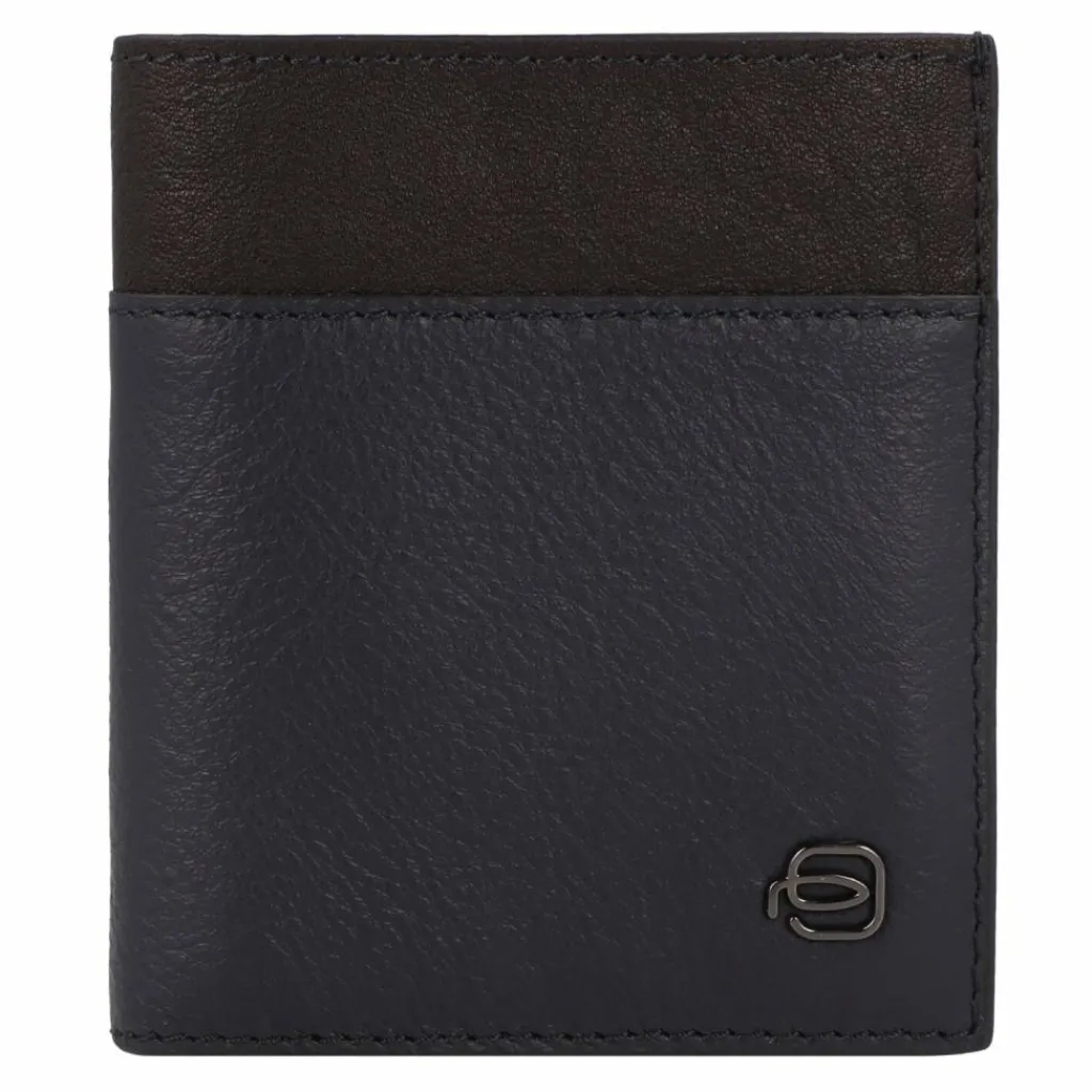 Piquadro Visitenkartenetuis<Black Square Kreditkartenetui RFID Schutz Leder 9 cm blue-dark brown