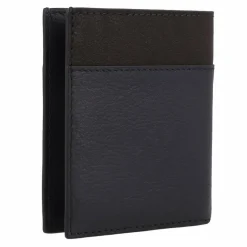 Piquadro Visitenkartenetuis<Black Square Kreditkartenetui RFID Schutz Leder 9 cm blue-dark brown