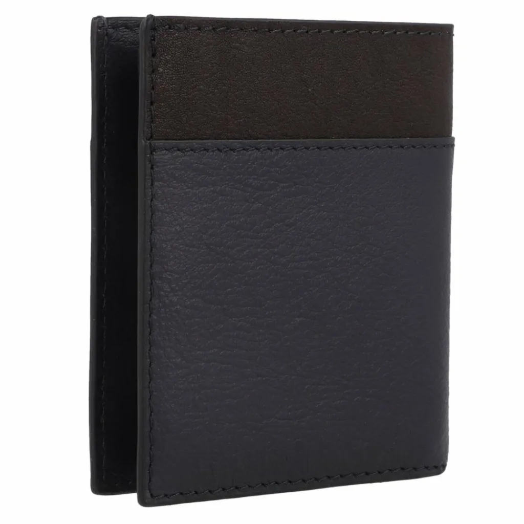 Piquadro Visitenkartenetuis<Black Square Kreditkartenetui RFID Schutz Leder 9 cm blue-dark brown