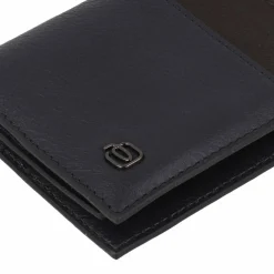 Piquadro Visitenkartenetuis<Black Square Kreditkartenetui RFID Schutz Leder 9 cm blue-dark brown