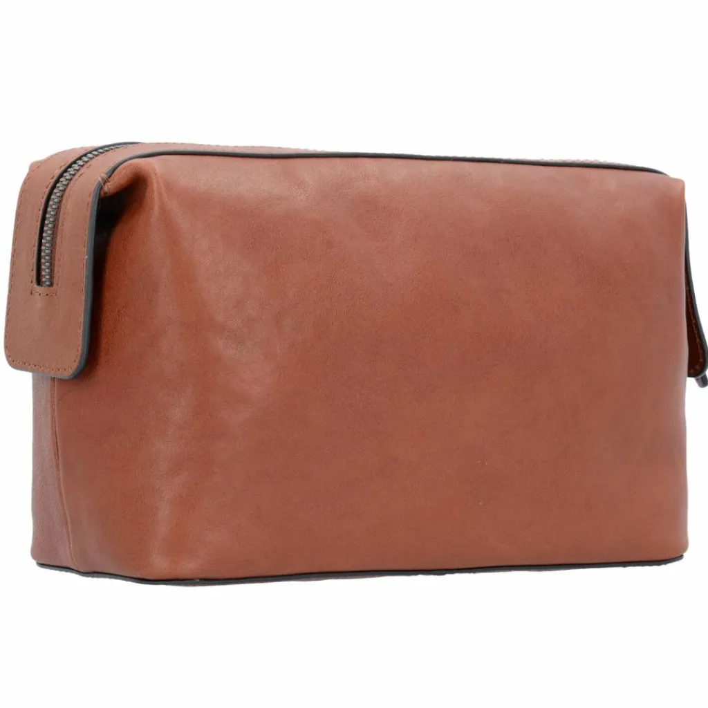 Piquadro Square Kulturbeutel Leder 23 cm