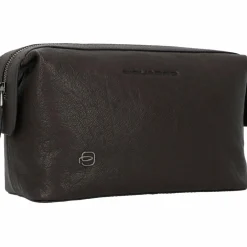Piquadro Square Kulturbeutel Leder 23 cm