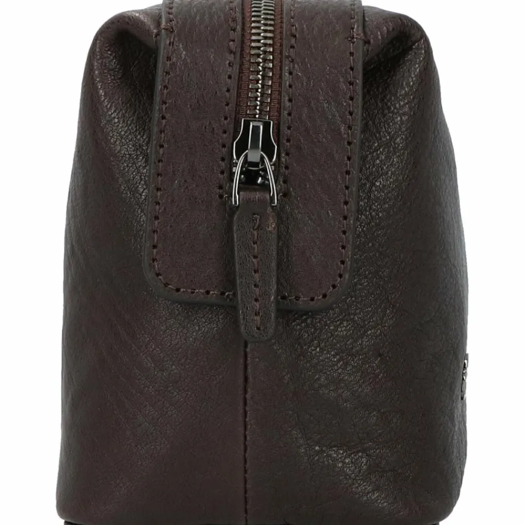 Piquadro Square Kulturbeutel Leder 23 cm