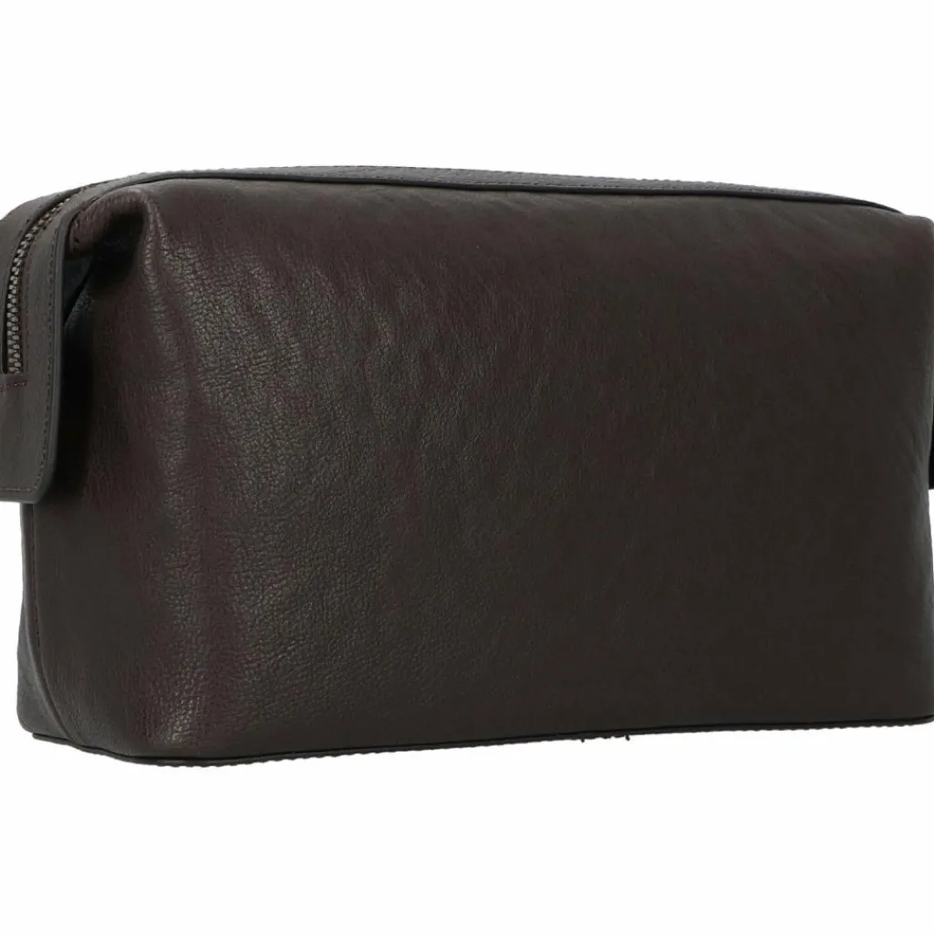 Piquadro Square Kulturbeutel Leder 23 cm