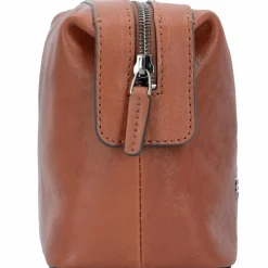 Piquadro Black Square Kulturbeutel Leder 23 cm cuoio