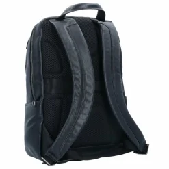 Piquadro Black Square Rucksack Leder 39 cm Laptopfach