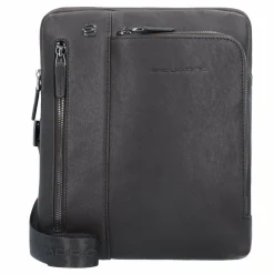 Piquadro Umhängetaschen<Black Square Umhängetasche Leder 24 cm testa di moro
