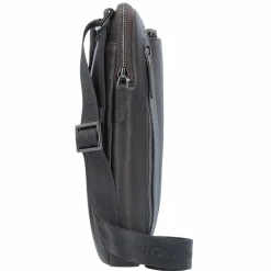 Piquadro Umhängetaschen<Black Square Umhängetasche Leder 24 cm testa di moro