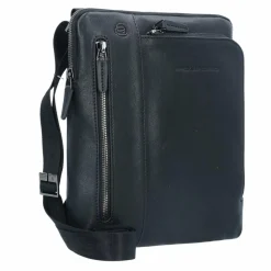 Piquadro Black Square Umhängetasche Leder 23 cm