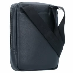 Piquadro Black Square Umhängetasche Leder 17 cm