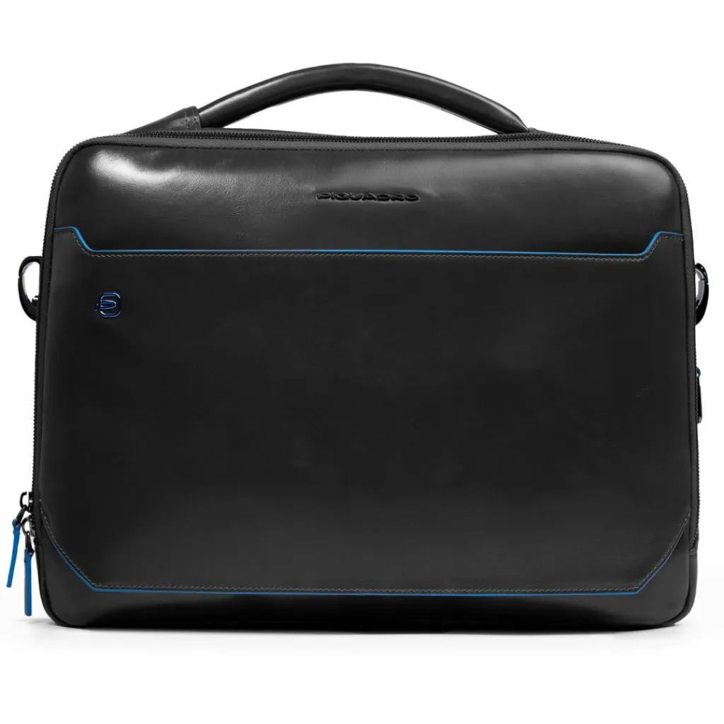 Piquadro Laptoptaschen|Aktentaschen<Blue Square Aktentasche Leder 39 cm Laptopfach black