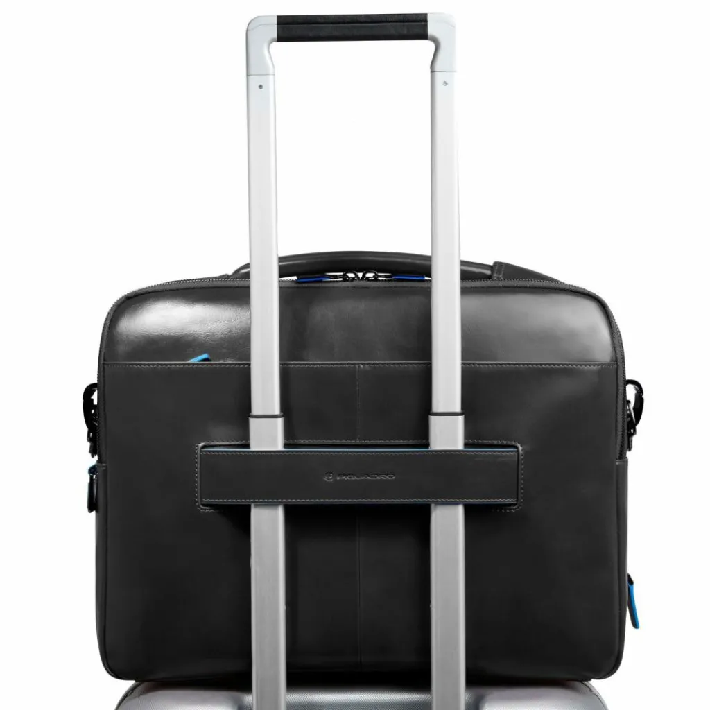 Piquadro Laptoptaschen|Aktentaschen<Blue Square Aktentasche Leder 39 cm Laptopfach black