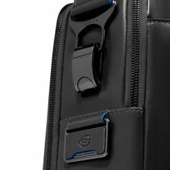 Piquadro Laptoptaschen|Aktentaschen<Blue Square Aktentasche Leder 39 cm Laptopfach black